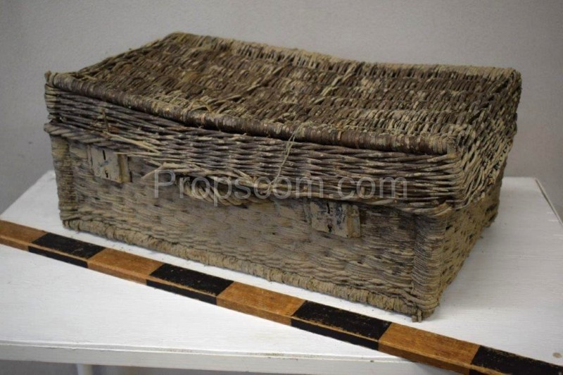 Wicker suitcase