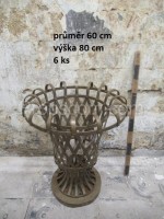 Portable forged baskets