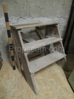 Small wooden stairs