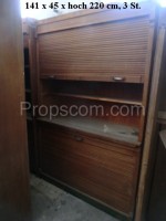 Cabinet with shelf blind