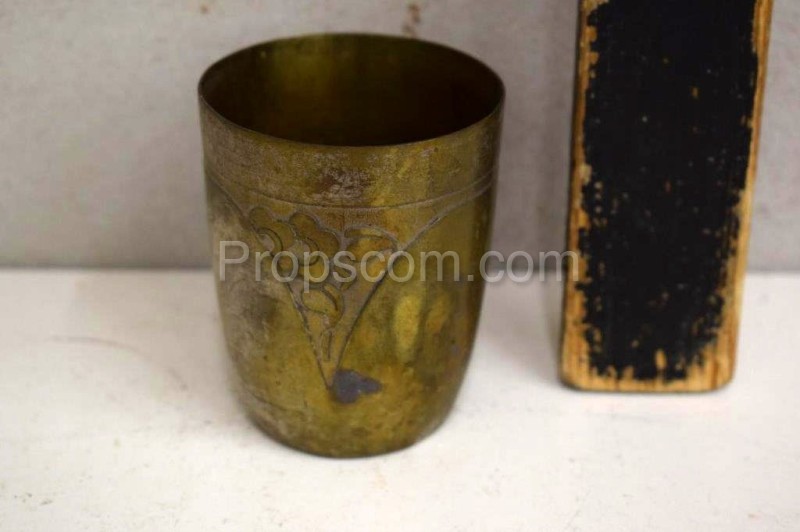 Brass cup