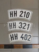 Altes Nummernschild