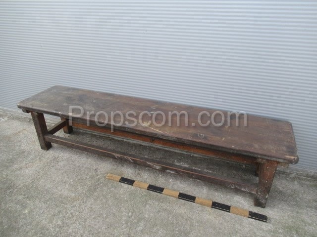 Wooden bench