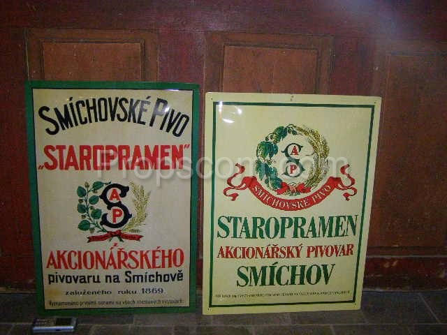 Werbeschilder: Staropramen