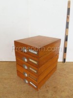 Wooden drawers - files
