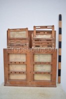 Wooden filing cabinet