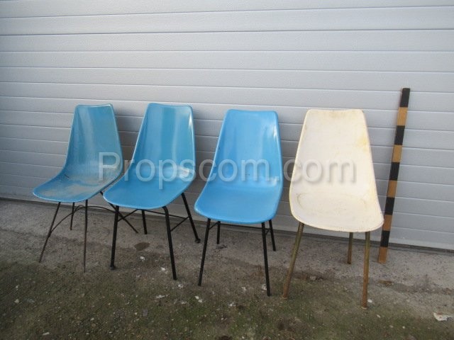 Židle plast modré