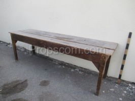 Narrow wooden table