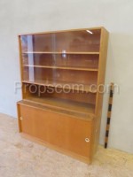 Cabinet partially glazed