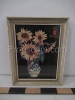 Sunflowers in a vase