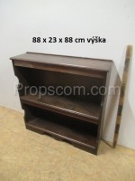 Small wooden bookshelf