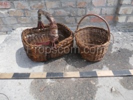 Wicker baskets collection