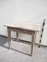 Wooden table with drawer