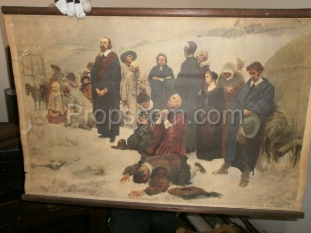 School poster - Historical scene