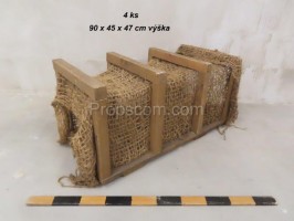 Netzkäfig aus Holz