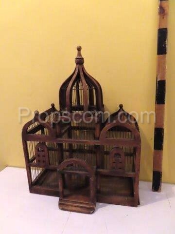 Wooden cage