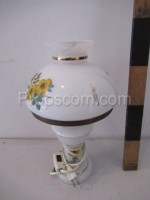 Stolní lampička keramika sklo