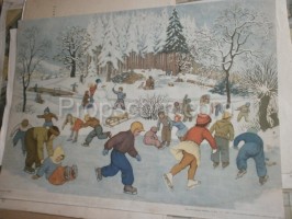 School poster - Winter season