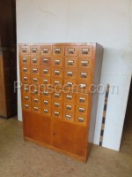 Wooden filing cabinet