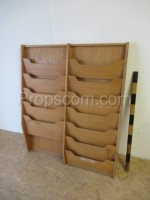 Wall cabinet for documents