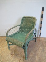 Wicker armchair