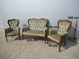 Zweisitzer mit kompletten Stühlen