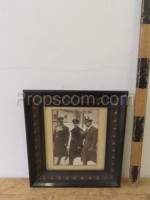 Photo of soldiers in a frame