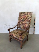 Upholstered armchair