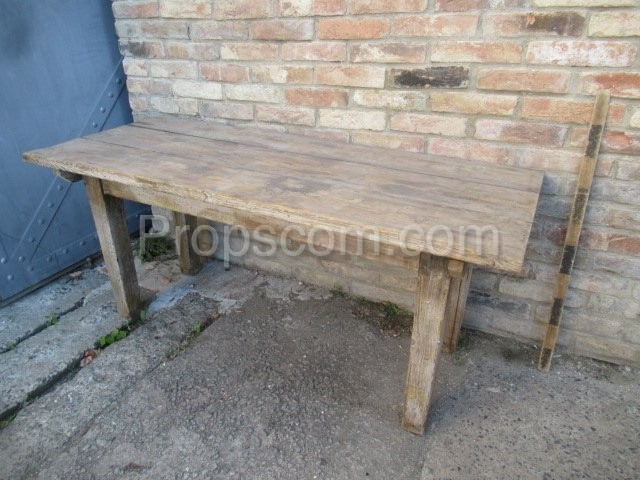 Old wooden table