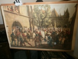 School poster - Historical scene