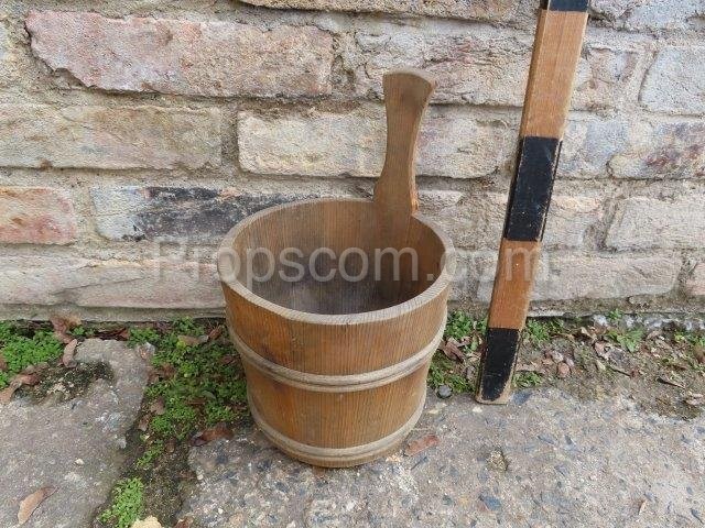 Bucket with holder