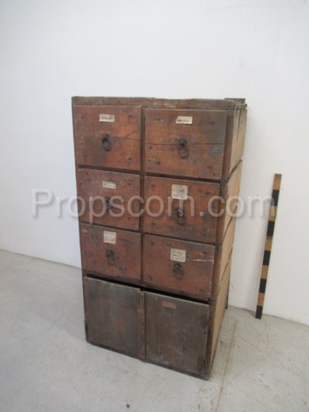 File cabinet with drawers