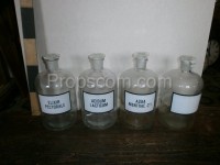Large bottles with ground-glass joint