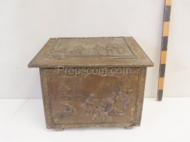 Brass decorated chest