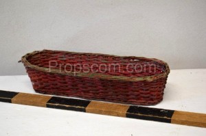 Wicker knitted red