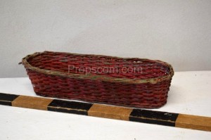 Wicker knitted red