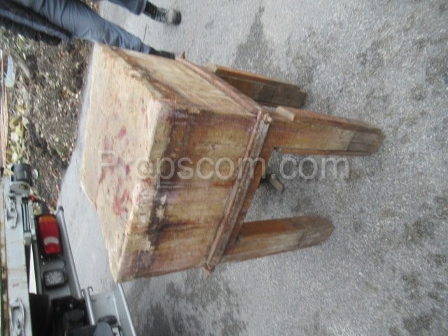 Metzgerblock aus Holz