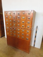 Wooden filing cabinet