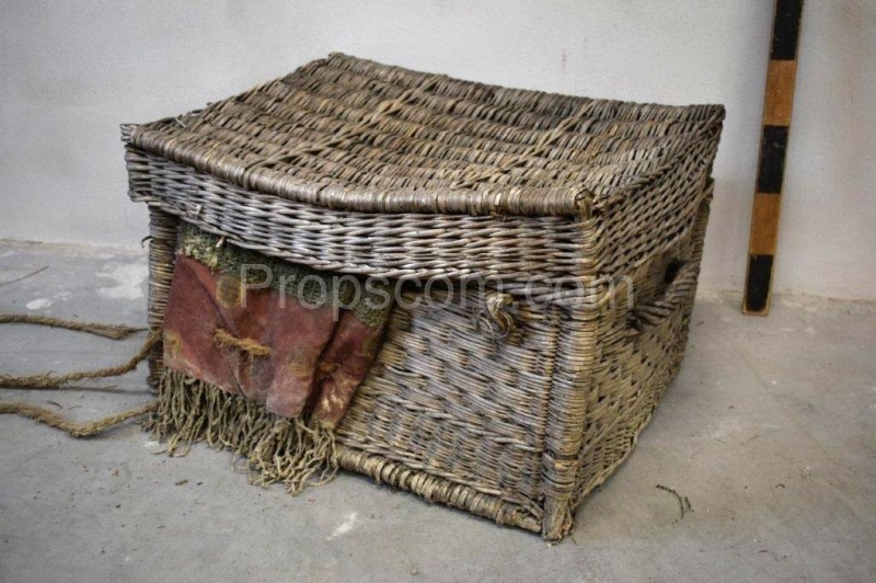 Wicker suitcase