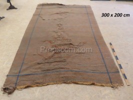 Rust brown carpet