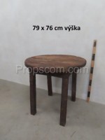 Stůl dřevěný kulatý 