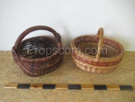 Wicker baskets collection