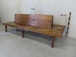 Double-sided bench