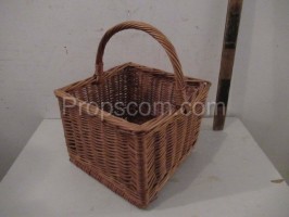 Wicker collection basket