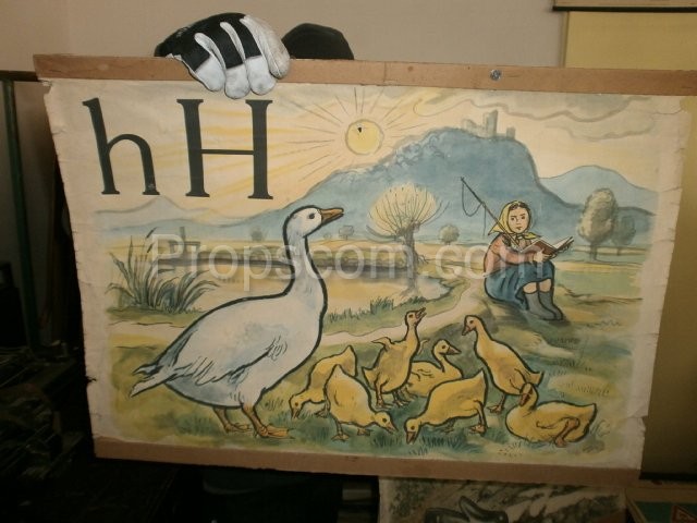 School poster - Letter H