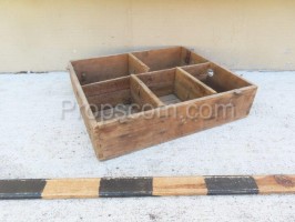 Wooden box organizer