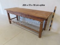 Wooden long table