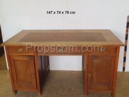 Dark wooden desk