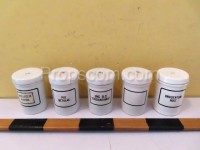 Small porcelain jars