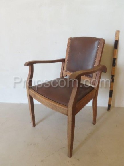 Padded reclining chair